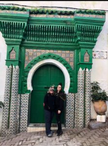 Ornate doorway in Asilah