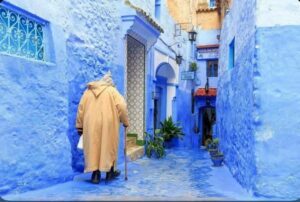 Street in Chefchaouen The Blue City Morocco