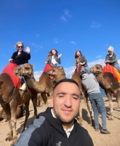 Camel ride on beach with Tour of Tangier