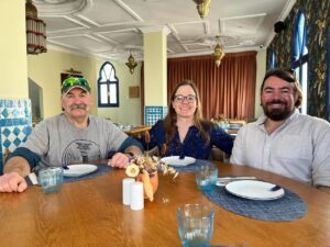 Tangier Day Tours clients having lunch