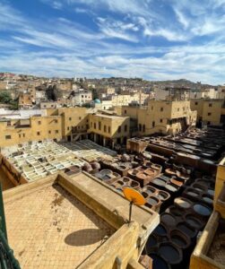 Morocco vats of dye