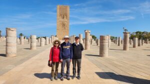 Tourists from China sightseeing with Tangier Advantours