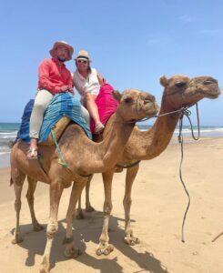 Camel Ride on beach in Tangier