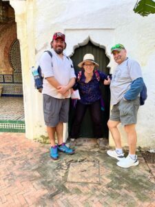 Tourists on tour in Tangier